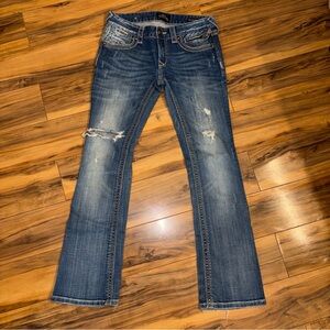 ReRock For Express Barely Boot Jeans 2S